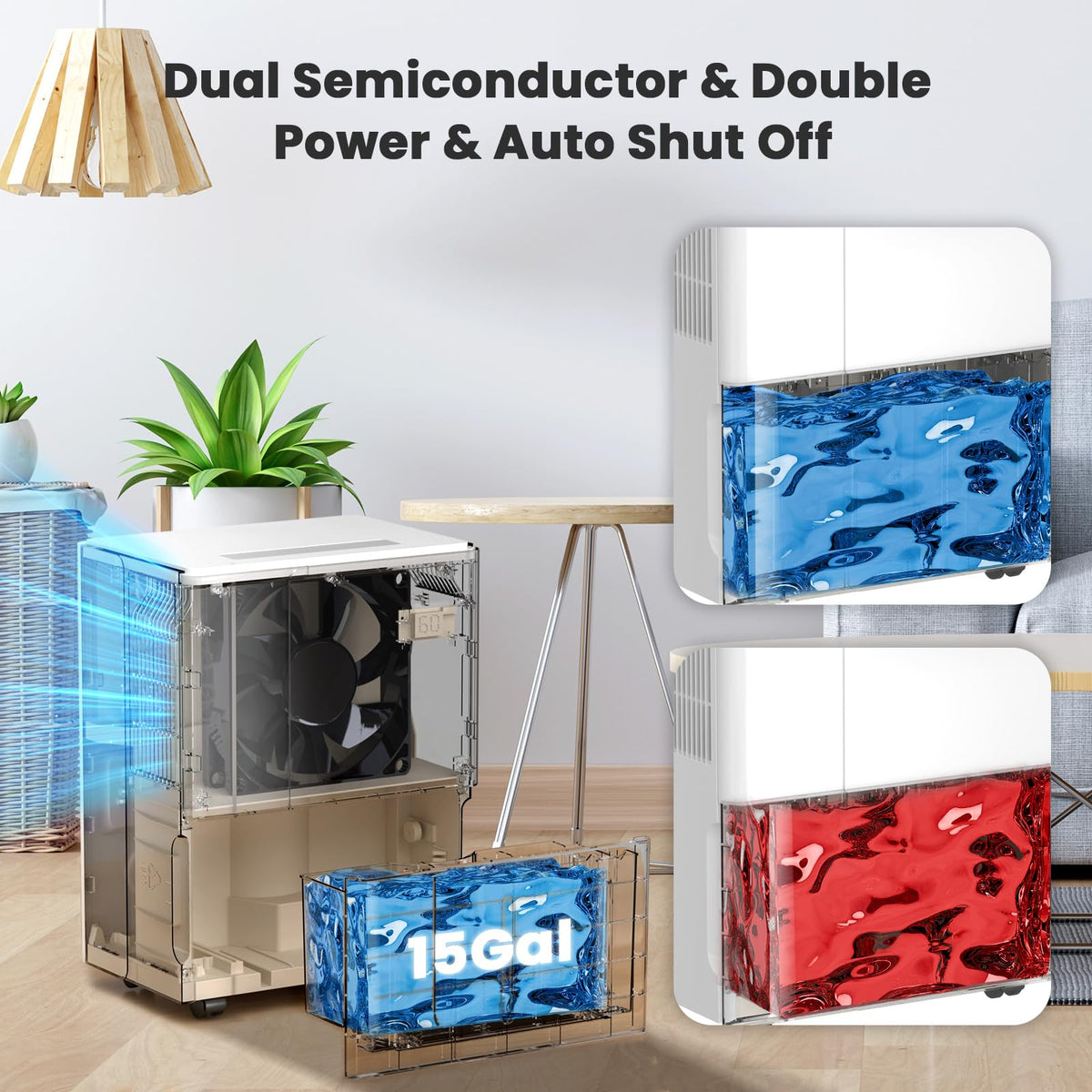 50 Pint Dehumidifier with Auto Shut Off J398