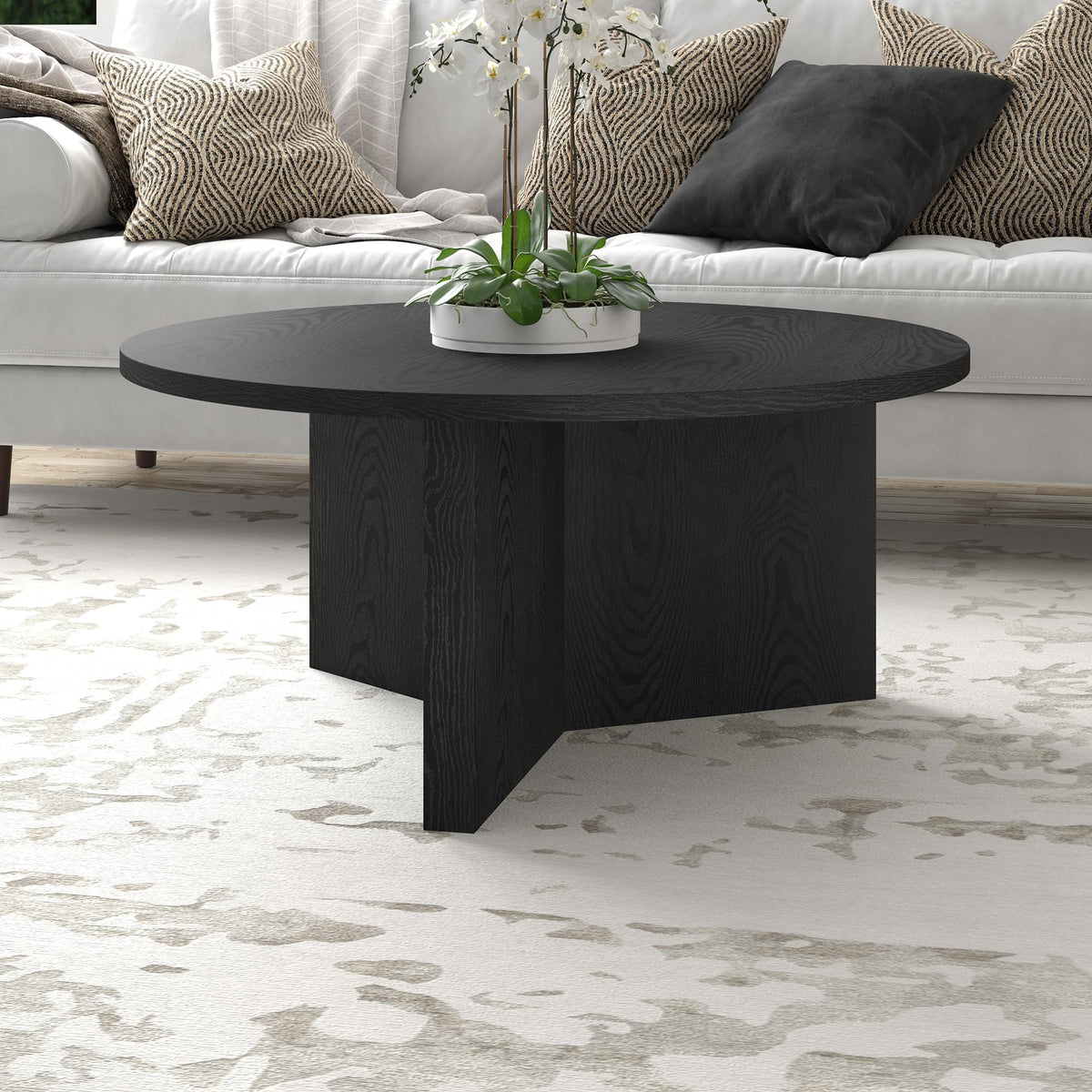36" Scandinavian Coffee Table W1012