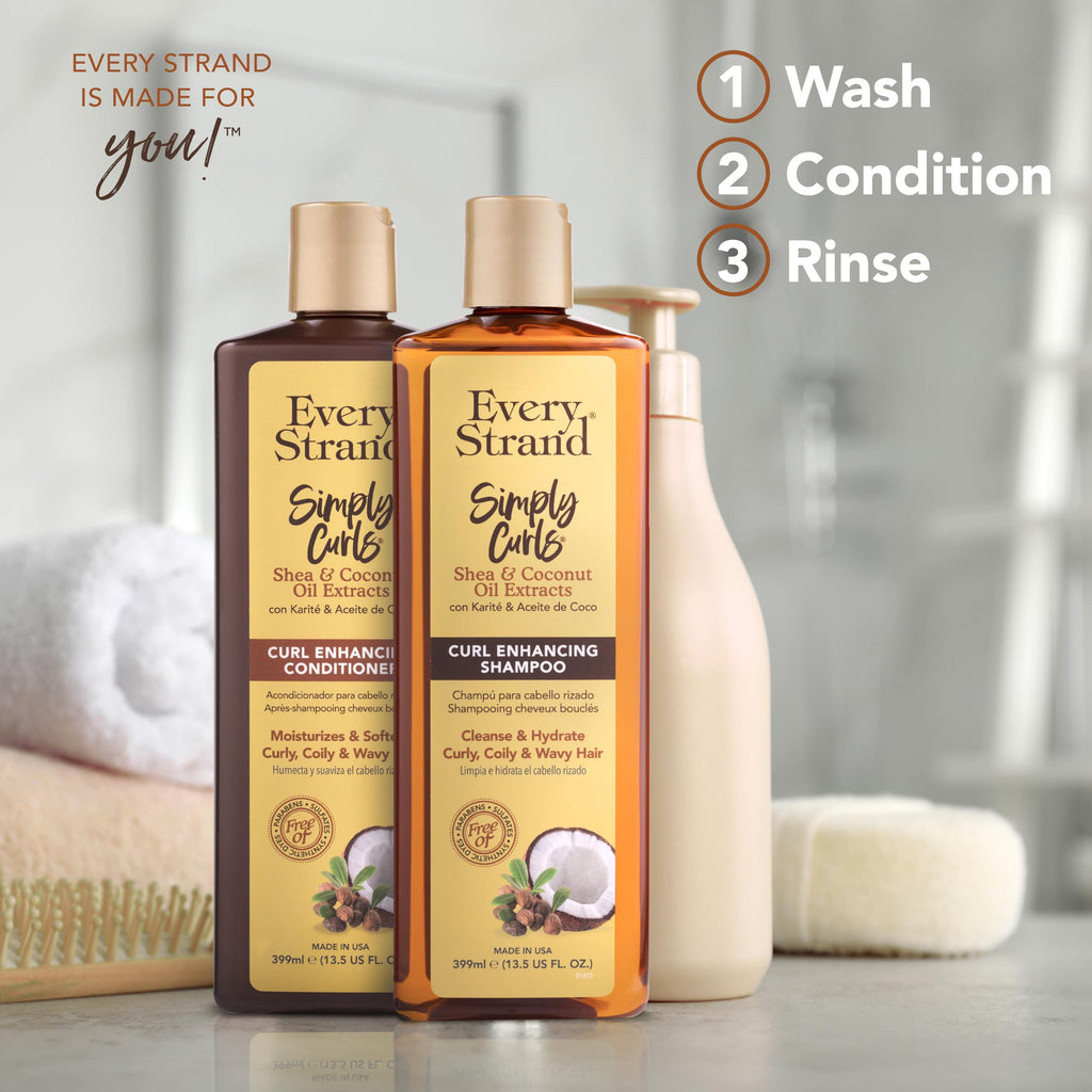 Sulfate Free Curl Enhancing Shampoo and Conditioner Set 13.5 oz Q6123