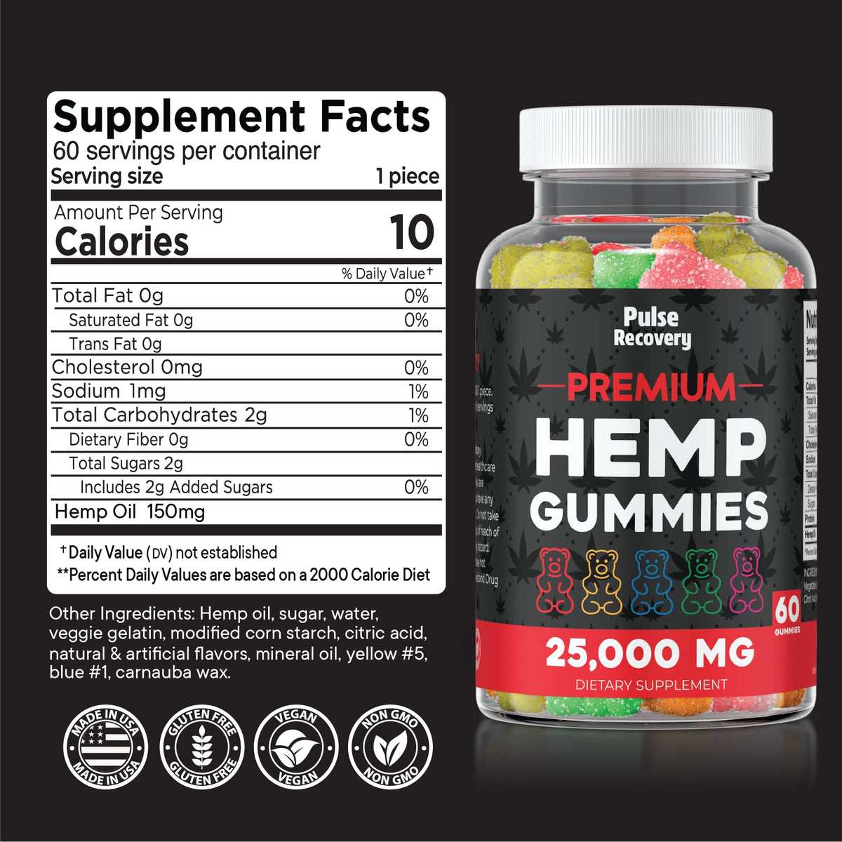 Hemp Gummies 2-Pack 120 Count C7832
