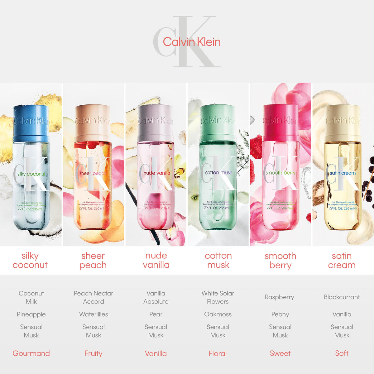 Hair & Body Perfume Mists W7286