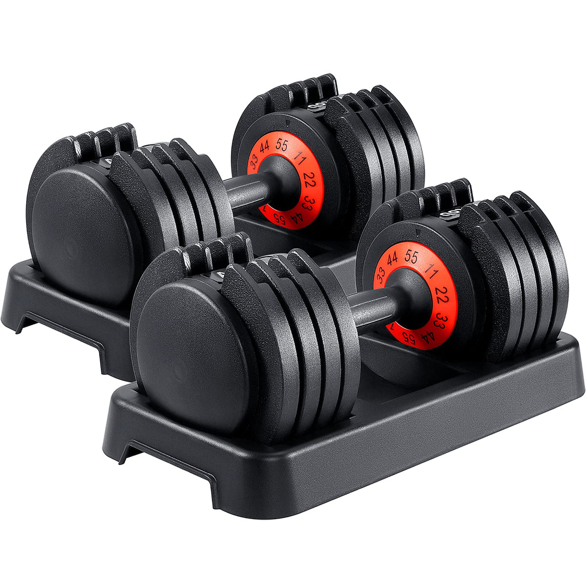 Adjustable Dumbbell Set 25/55 Lbs (Pair) H25083