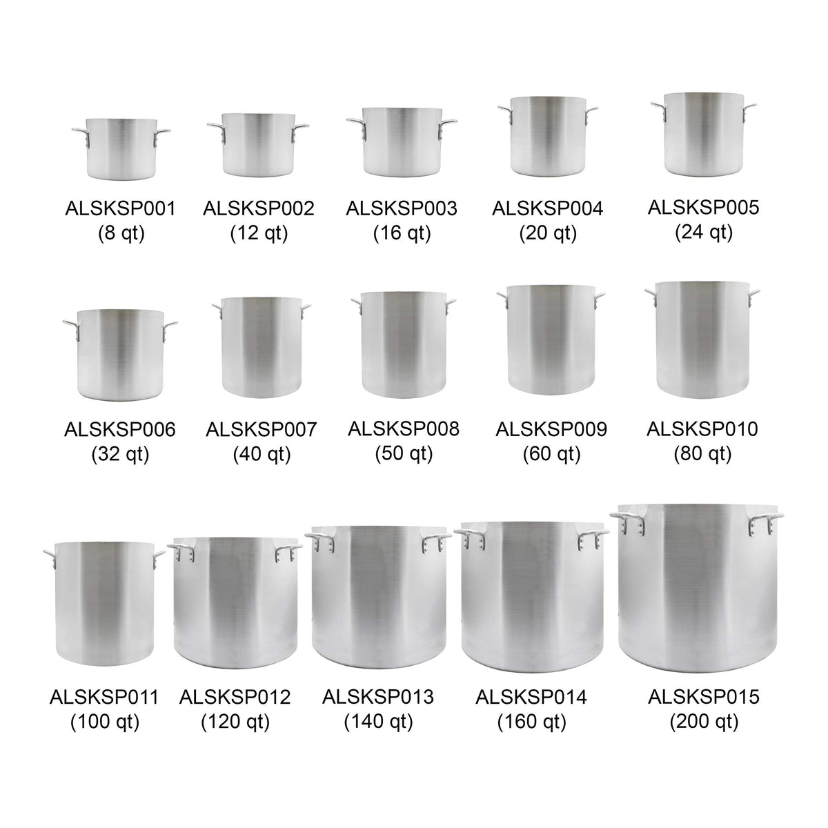 60 quart Aluminum stock pot R150966