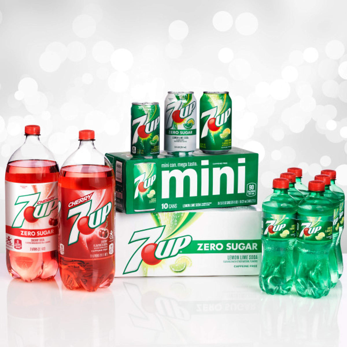 Zero Sugar 7-Up Soda, 12 Oz (Pack of 24) I3214