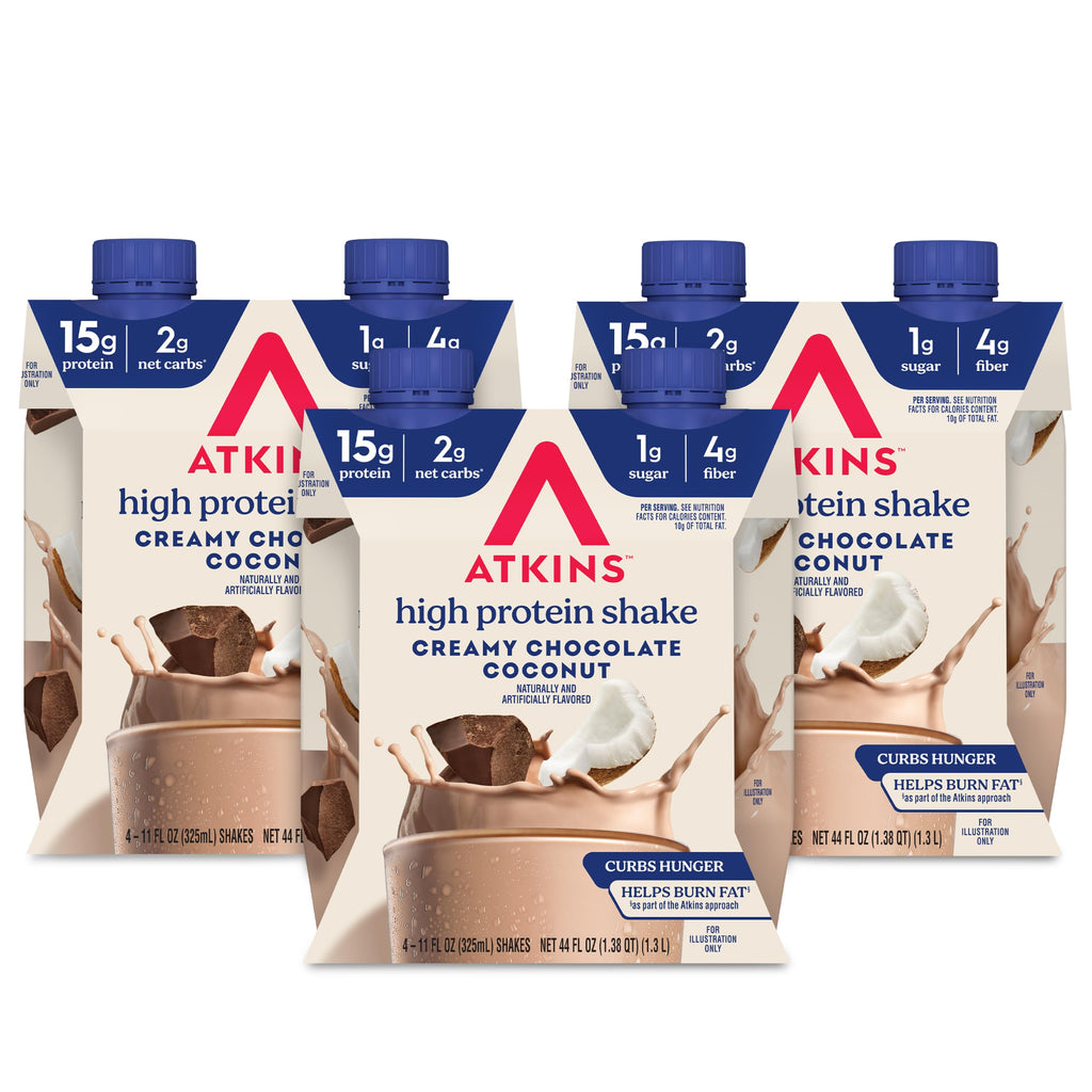 Creamy Chocolate Coconut Protein Shake, 15g Protein, 12 Count K606115