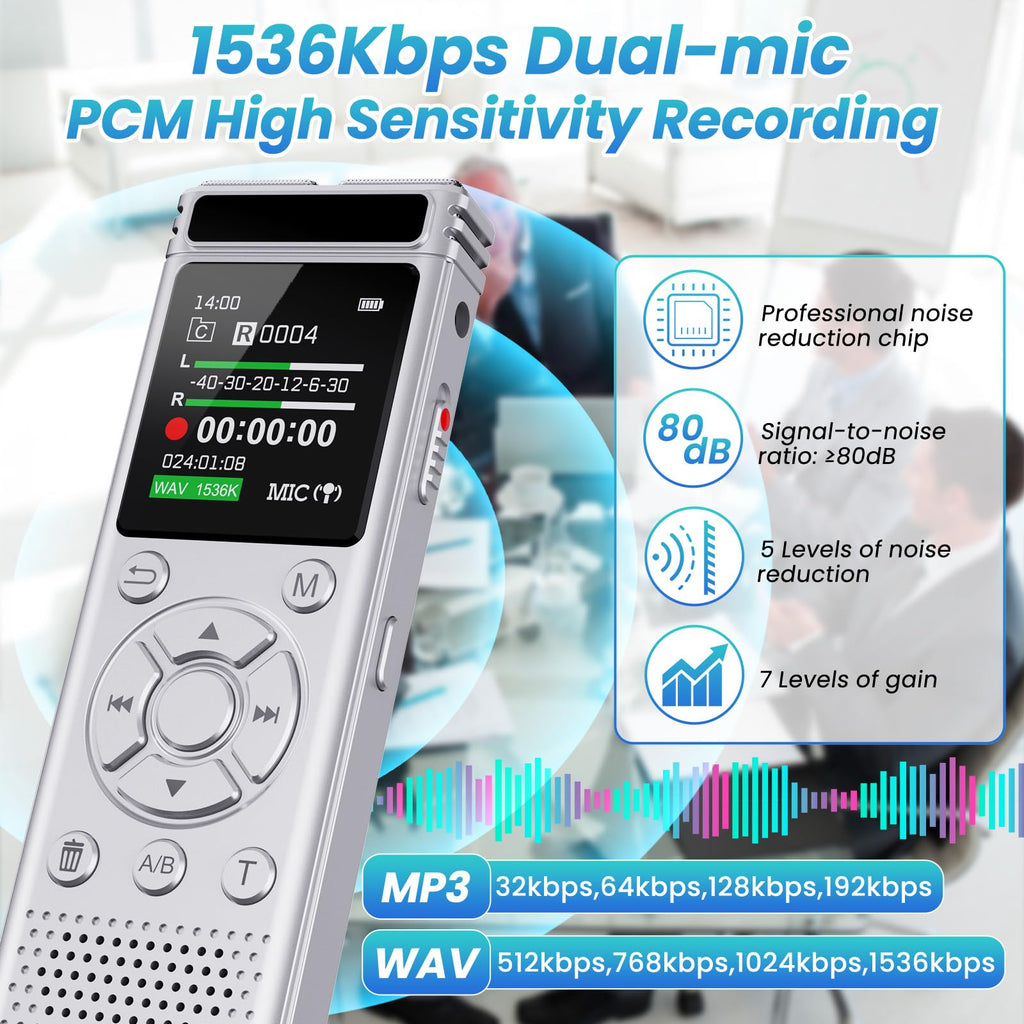Digital Voice Recorder with Playback X615305