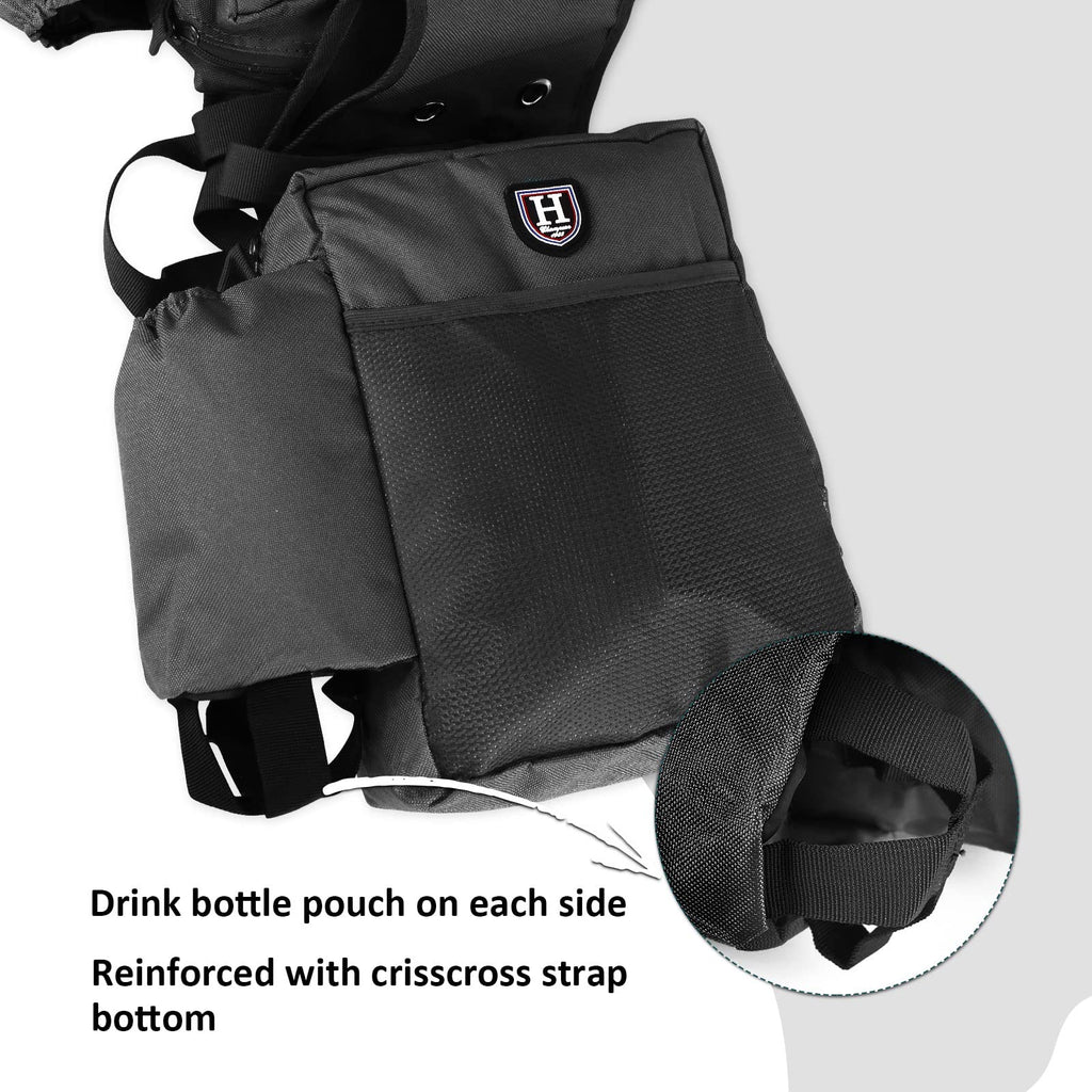 Nylon Western Saddle Bag Black N880