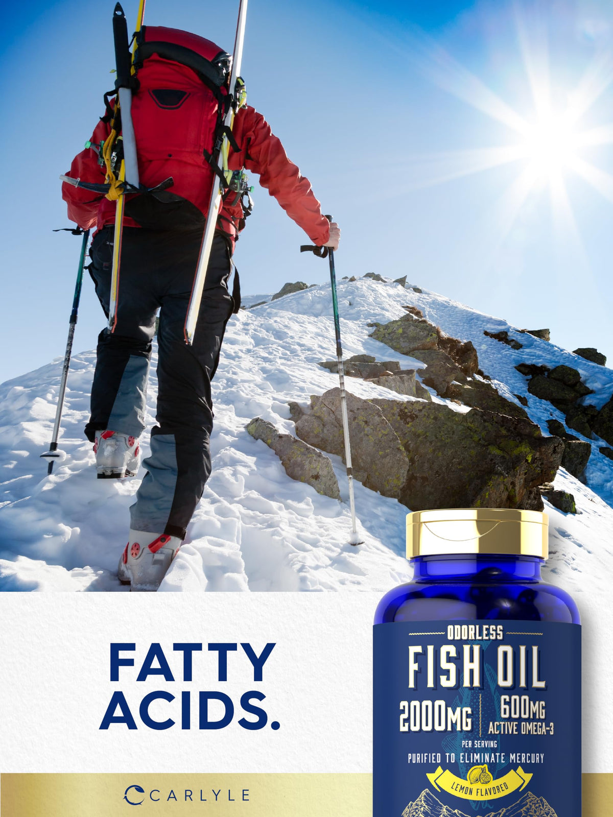 Fish Oil 2000mg Omega 3 Supplement F5657
