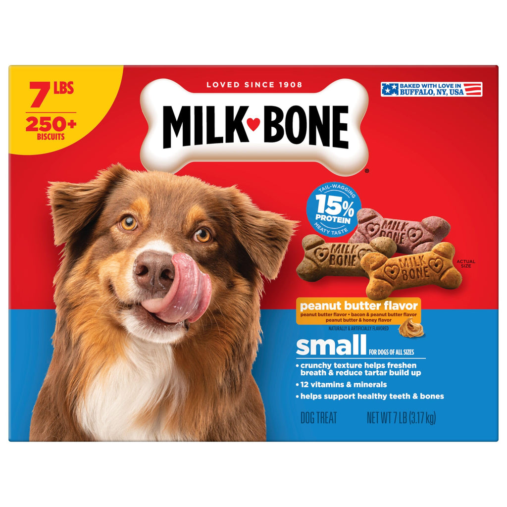 Peanut Butter Flavor Small Dog Treats 7 Lb N91443