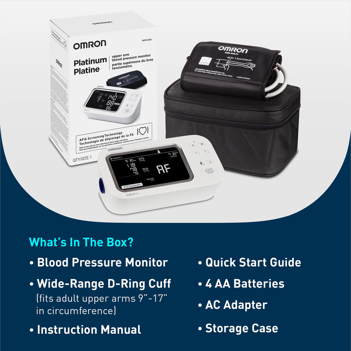 Blood Pressure Monitor & Upper Arm Cuff S840640
