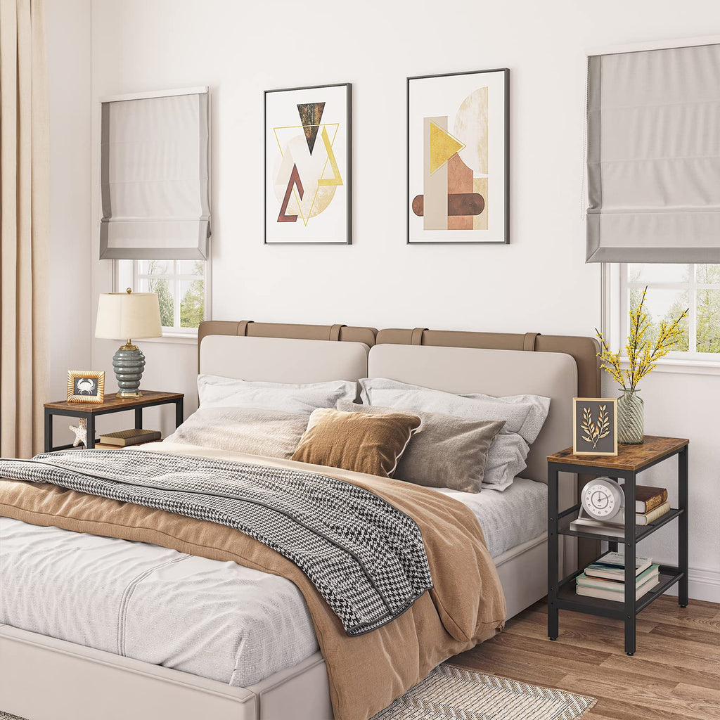 3-Tier Narrow End Table with Adjustable Shelves I29487