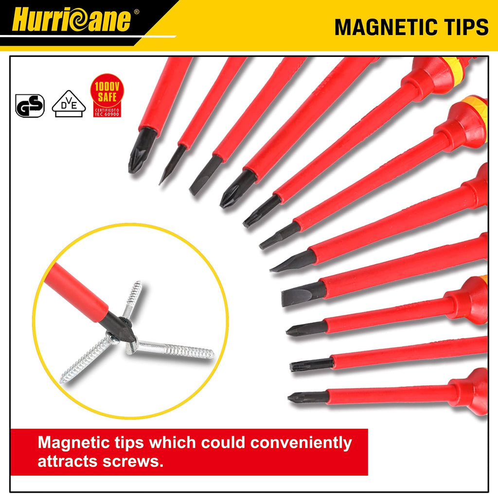 1000V Insulated 13 Piece Screwdriver Set I572263