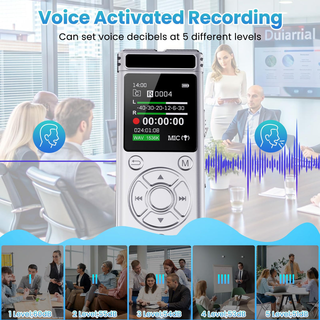 Digital Voice Recorder with Playback X615305