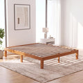 Queen Bed Frame with Wood Slat Support W864153