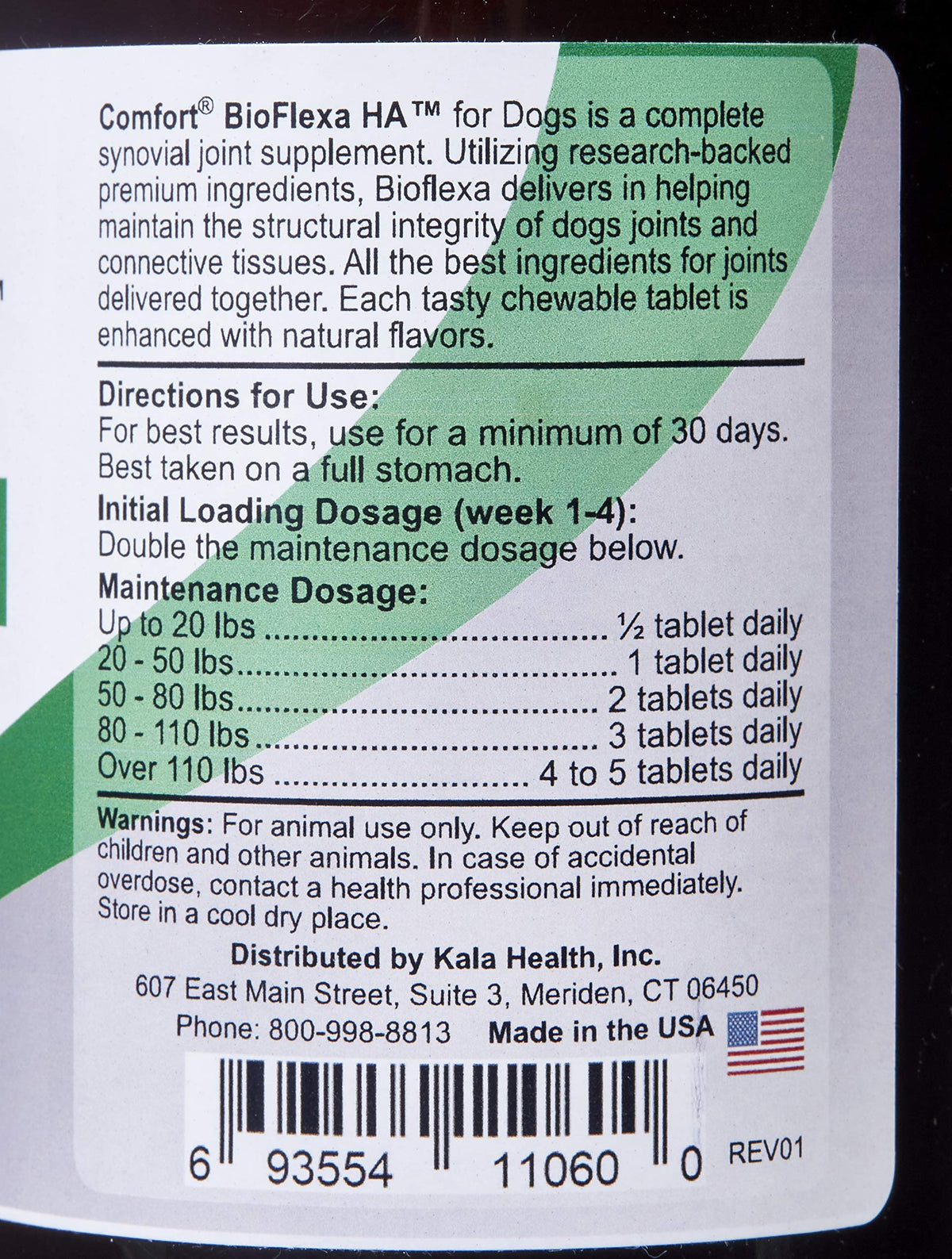 BioFlexa HA Hip and Joint Plus for Dogs, 60 Count X2661
