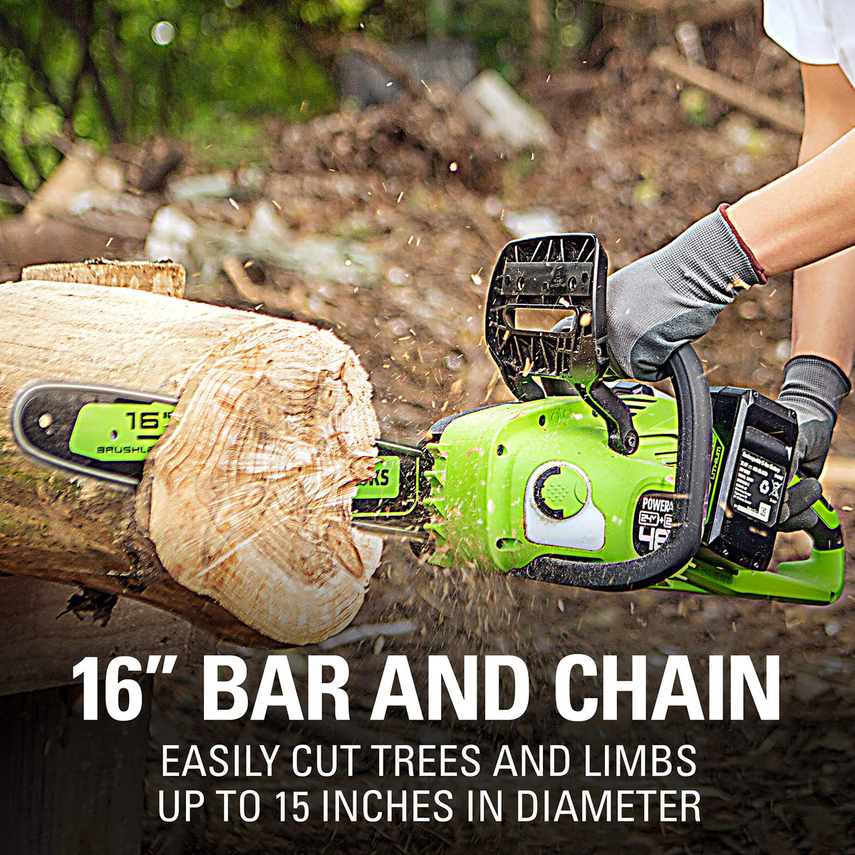 48V 16 in Cordless Electric Chainsaw A630