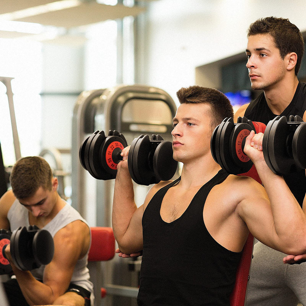 Adjustable Dumbbell Set 25/55 Lbs (Pair) H25083