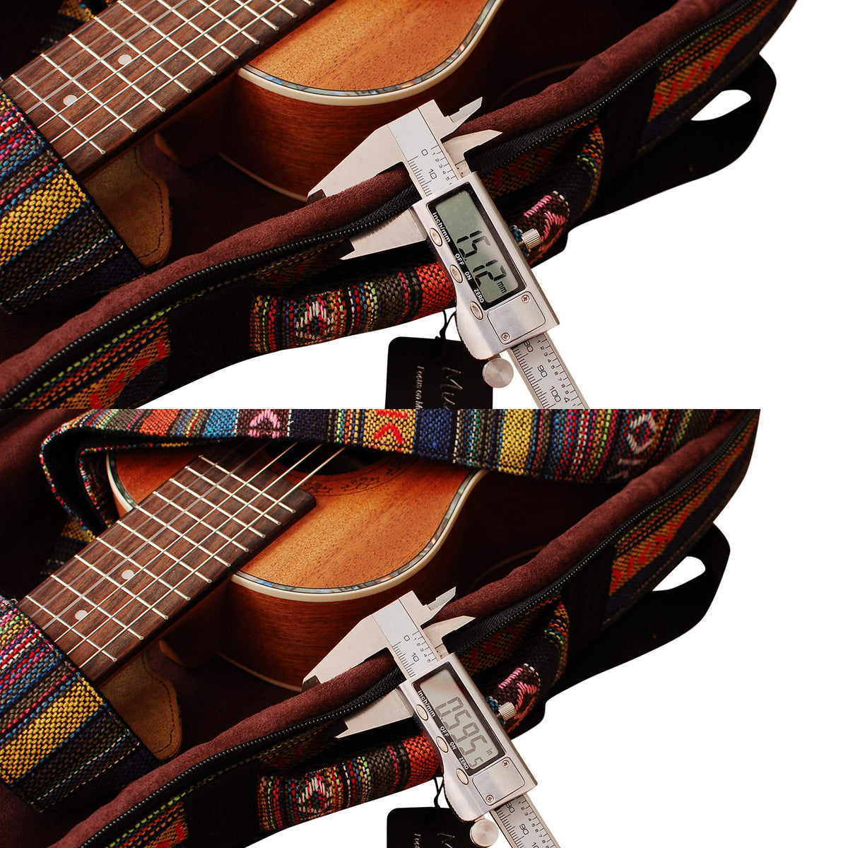 0.6" Thick Padded Guitalele Guitar Case & Bag M878